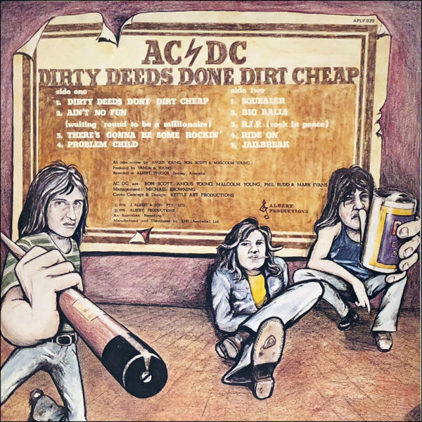 AC/DC: Dirty Deeds Done Dirt Cheap (Red Alberts Label)