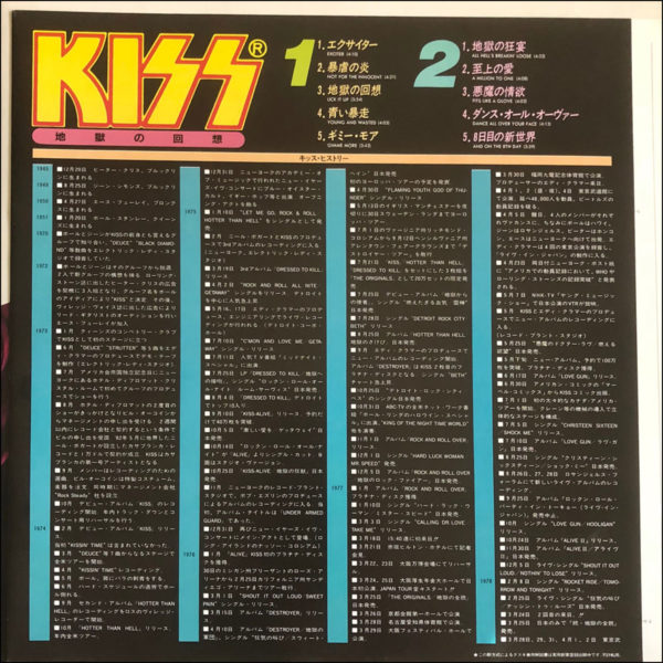 KISS: Lick It Up (Japanese Pressing)