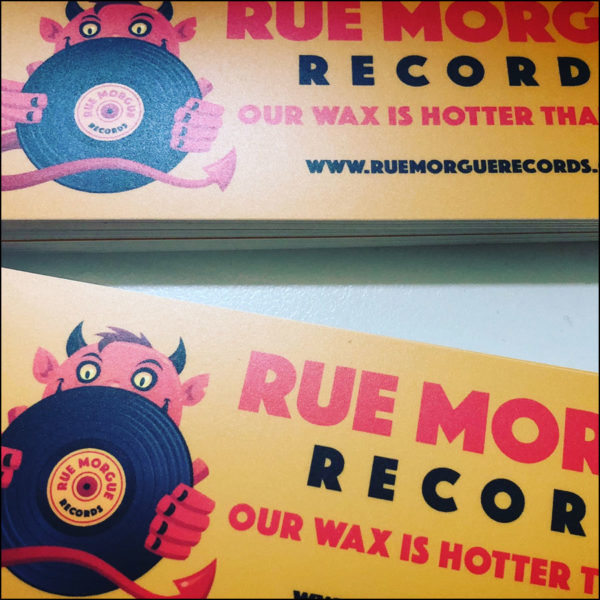 Rue Morgue Records Sticker