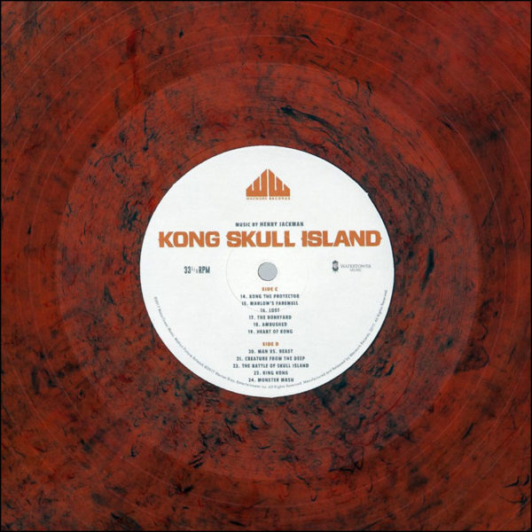 Kong Skull Island: (Lava Coloured Vinyl)