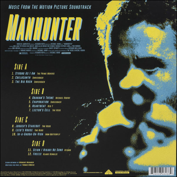 Manhunter: (Red Coloured Vinyl)