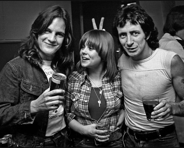 AC/DC Mark Evans And Bon Scott