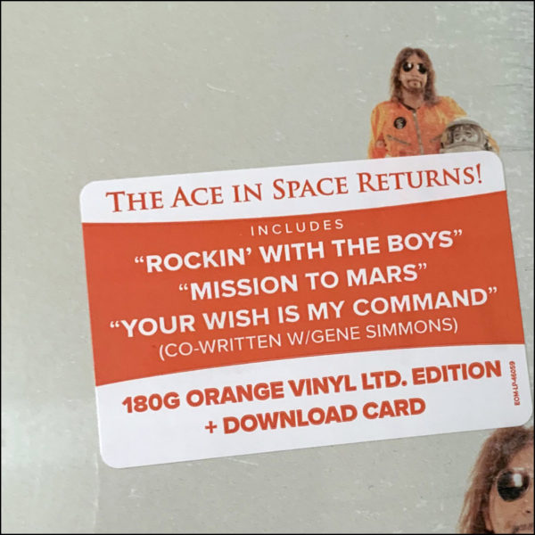 Ace Frehley: Spaceman (Indie Stores Orange Coloured Vinyl)