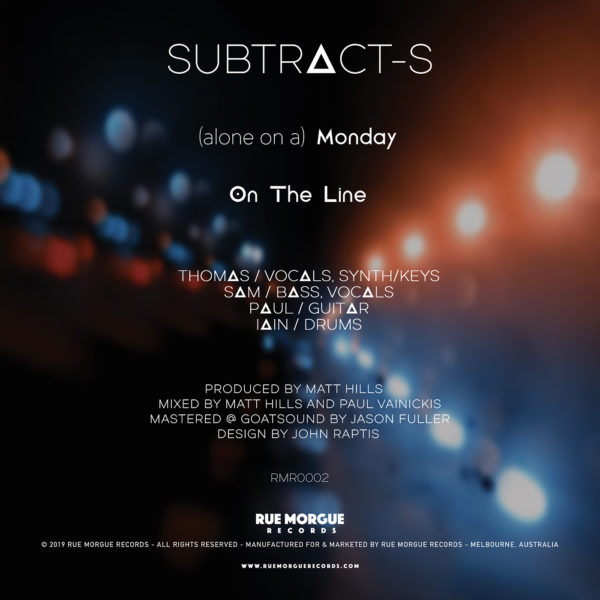 Subtract-S: (Alone On A) Monday