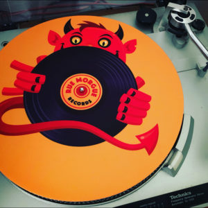 Rue Morgue Records Turntable Slipmat Version 1