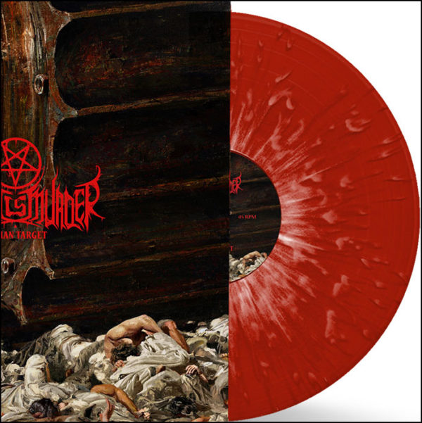 Thy Art Is Murder: Human Target (Red With Black Splatter)