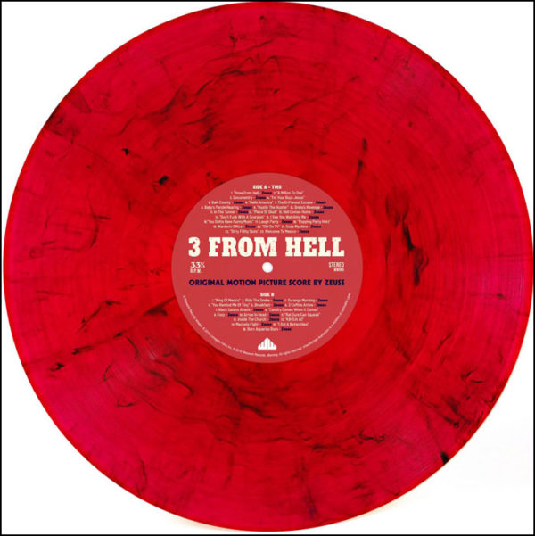 3 From Hell: Soundtrack (2LP Black Satans Red & Black Smoke Coloured Vinyl)