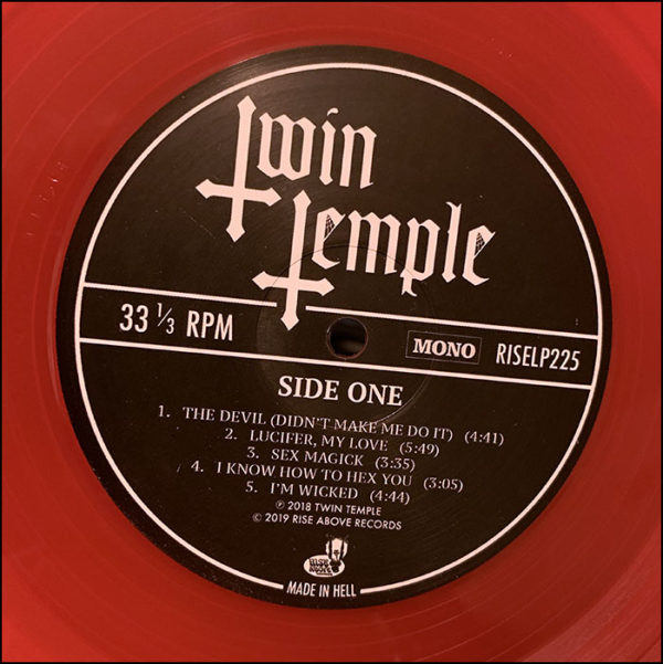 Twin Temple: Twin Temple (Bring You Their Signature Sound... Satanic Doo Wop) (Red Vinyl Signed)