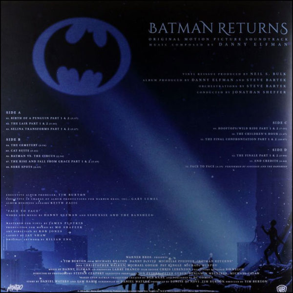 Batman Returns: Soundtrack Danny Elfman (2LP)