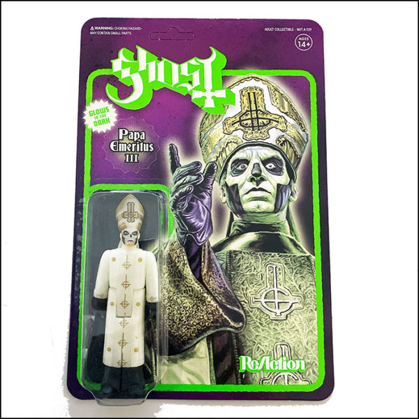 Ghost Papa Emeritus III ReAction Figure (Glow In The Dark)