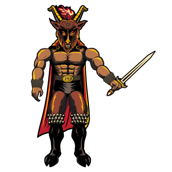 Slayer Paper People Cutout Figure