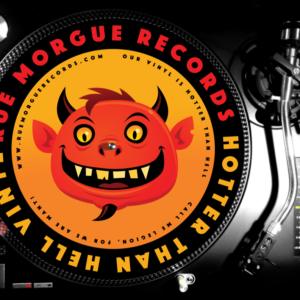 Rue Morgue Records Turntable Slipmat Version 2