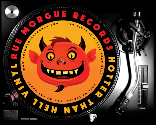 Rue Morgue Records Turntable Slipmat Version 2