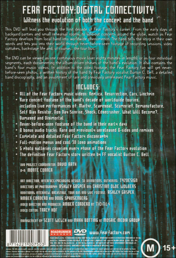Fear Factory: Digital Connectivity DVD