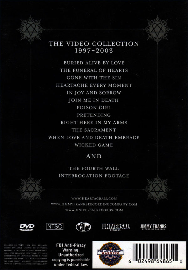 HIM: The Video Collection DVD