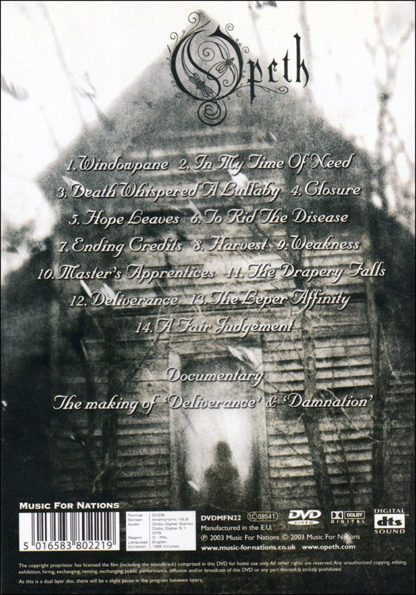 Opeth: Lamentations DVD