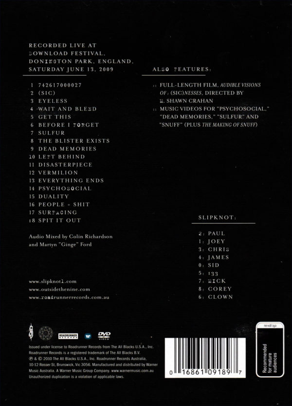 Slipknot: (sic)nesses