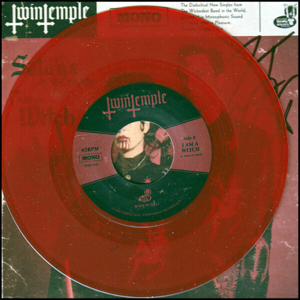 Twin Temple: Satan's A Woman (Red Sparkle Vinyl) (Signed)