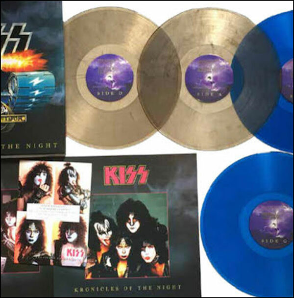 KISS: Kronicles Of The Night (4LP Crystal Smoke & Blue) (Box Set)