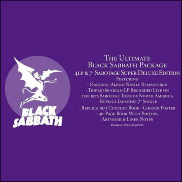 Black Sabbath: Sabotage Super Deluxe (4LP Set)