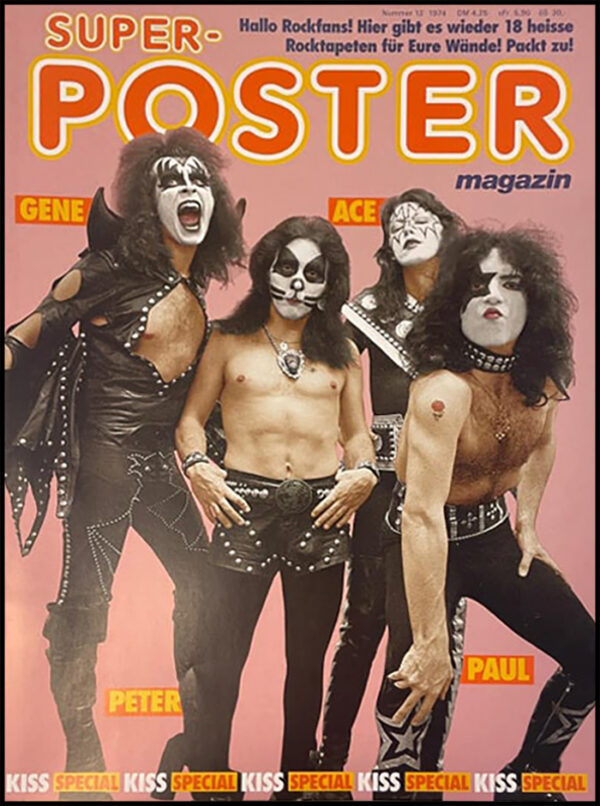 KISS Super Poster 5 Magazine Set