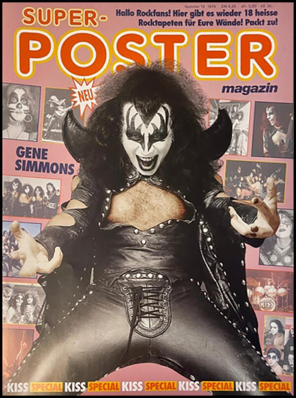 KISS Super Poster 5 Magazine Set