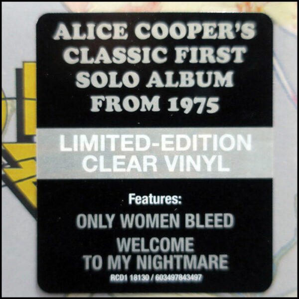 Alice Cooper: Welcome To My Nightmare (Clear Vinyl)