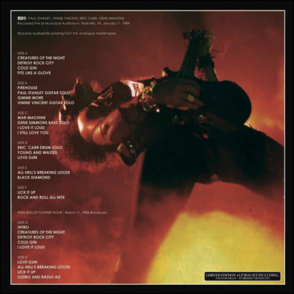 KISS: Damned, Cursed, Guilty & Abused (4LP Coloured Vinyl)