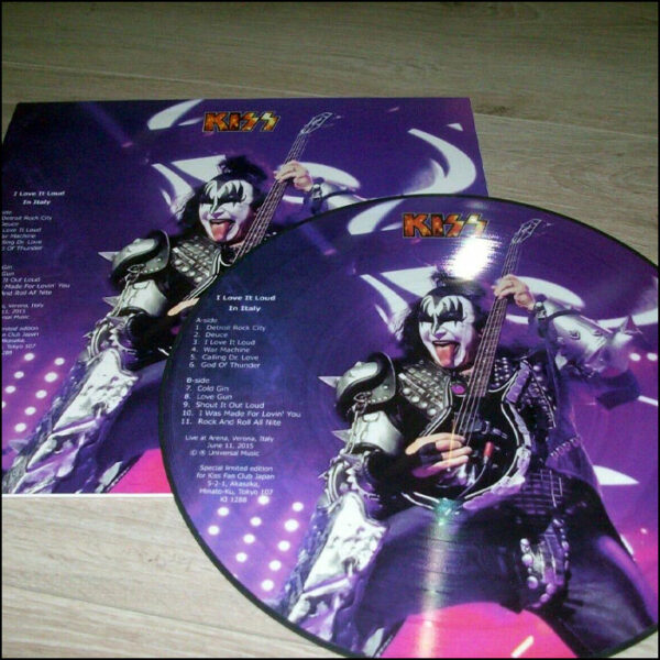 KISS: I Love It Loud (Verona, Italy 2015 Picture Disc)