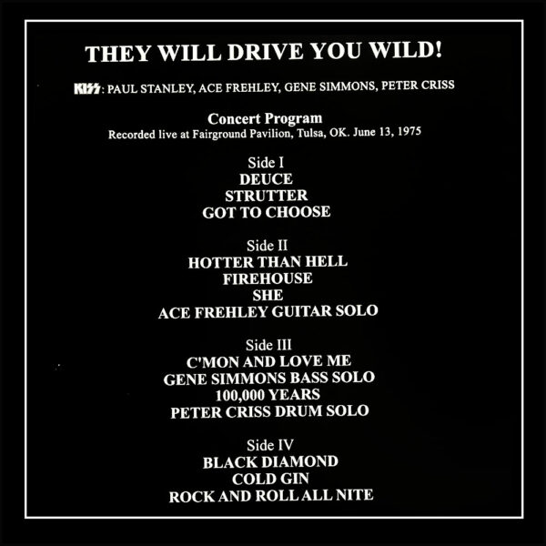 KISS: Drive You Crazy (2LP Coloured Gatefold - Tulsa, 1975)
