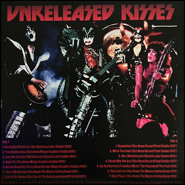 KISS: Unreleased Kisses (Coloured Vinyl)