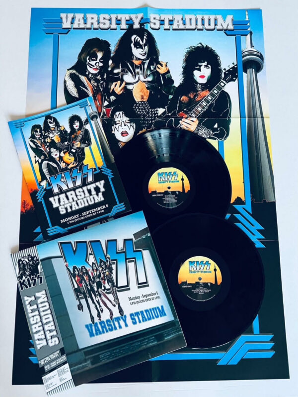 KISS: Varsity Stadium Canada 1976 (2LP Poster & Tour Book)