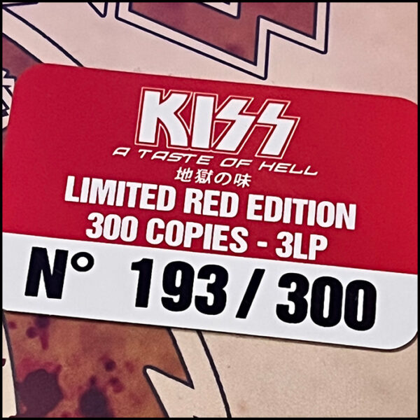 KISS: A Taste Of Hell (3LP Set With Triple Gatefold Cover)