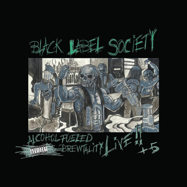Black Label Society: Alcohol Fuelled Brewtality Live! (2LP Green, Black, Clear Vinyl)