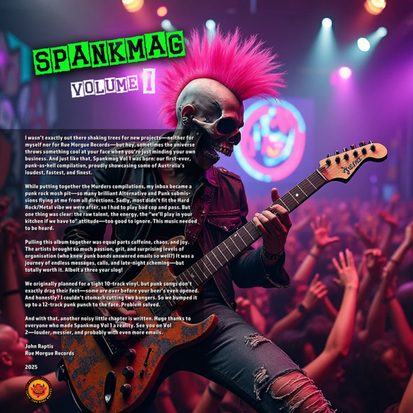 Spankmag Vol 1 The Australian Punk Rock Compilation