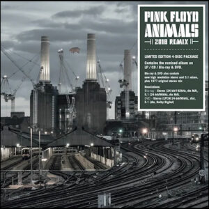 Pink Floyd: Animals (2018 Remix) LP, CD, DVD Audio Disc & Blu-Ray Box Set