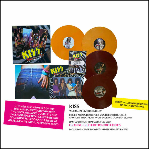 KISS: Animalize Live Kronicles (4LP 2Colour Vinyl)