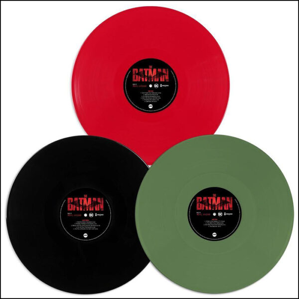 The Batman: (Soundtrack 3LP Red/Black/Green Vinyl)