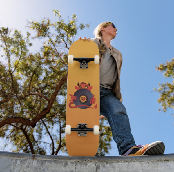 Rue Morgue Records Skateboard Ver 1