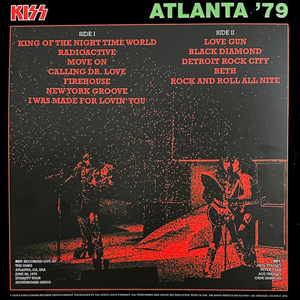 KISS: Atlanta '79 (Soundboard Coloured Vinyl)