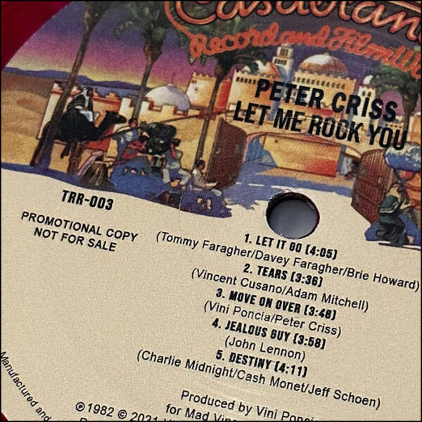 Peter Criss: Out Of Control (Promo Copy)