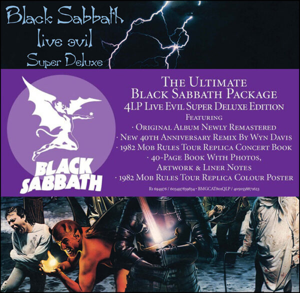 Black Sabbath: Live Evil (Super Deluxe 40th Anniversary Edition 4LP)