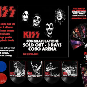 KISS: Three Nights At Cobo Arena Box Set - Blue Standard Gatefold Edition 4 LPS