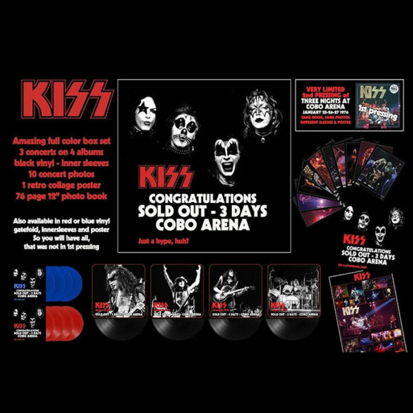 KISS: Three Nights At Cobo Arena Box Set