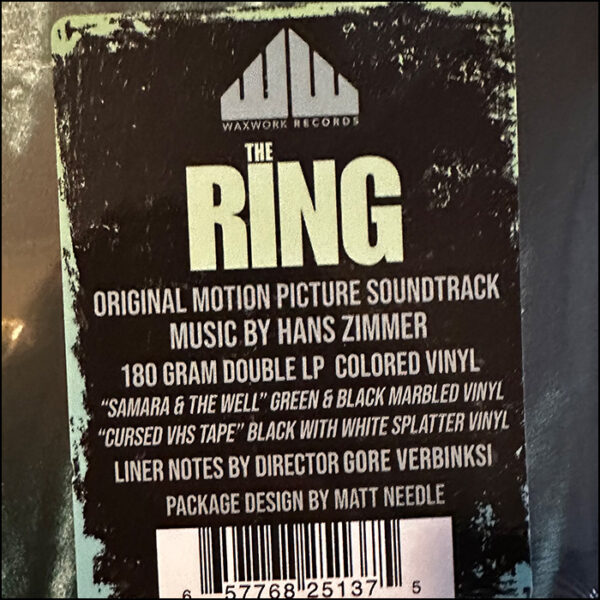 The Ring: (Hans Zimmer Soundtrack 2LP Coloured Vinyl)