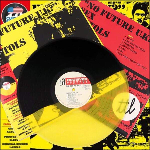 Sex Pistols: No Future UK? (Yellow/Black Split Coloured Vinyl)
