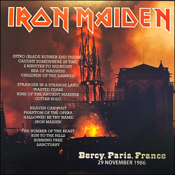 Iron Maiden: Stranger In Paris (2LP Coloured Vinyl & Poster)