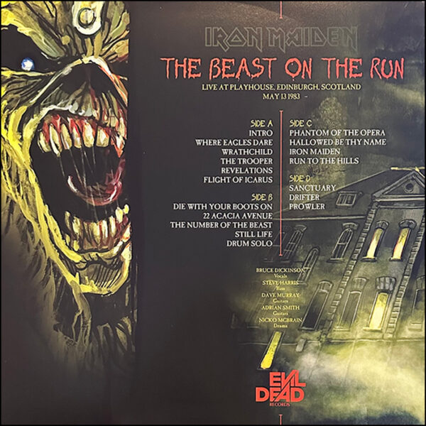 Iron Maiden: The Beast On The Road UK Tour (2LP Coloured Vinyl Or Picture Disc)