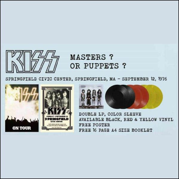 KISS: Masters Or Puppets (2LP Coloured Vinyl)