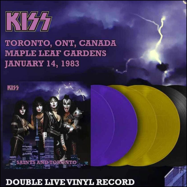 KISS: Saints & Toronto (2LP Soundboard Coloured Vinyl)